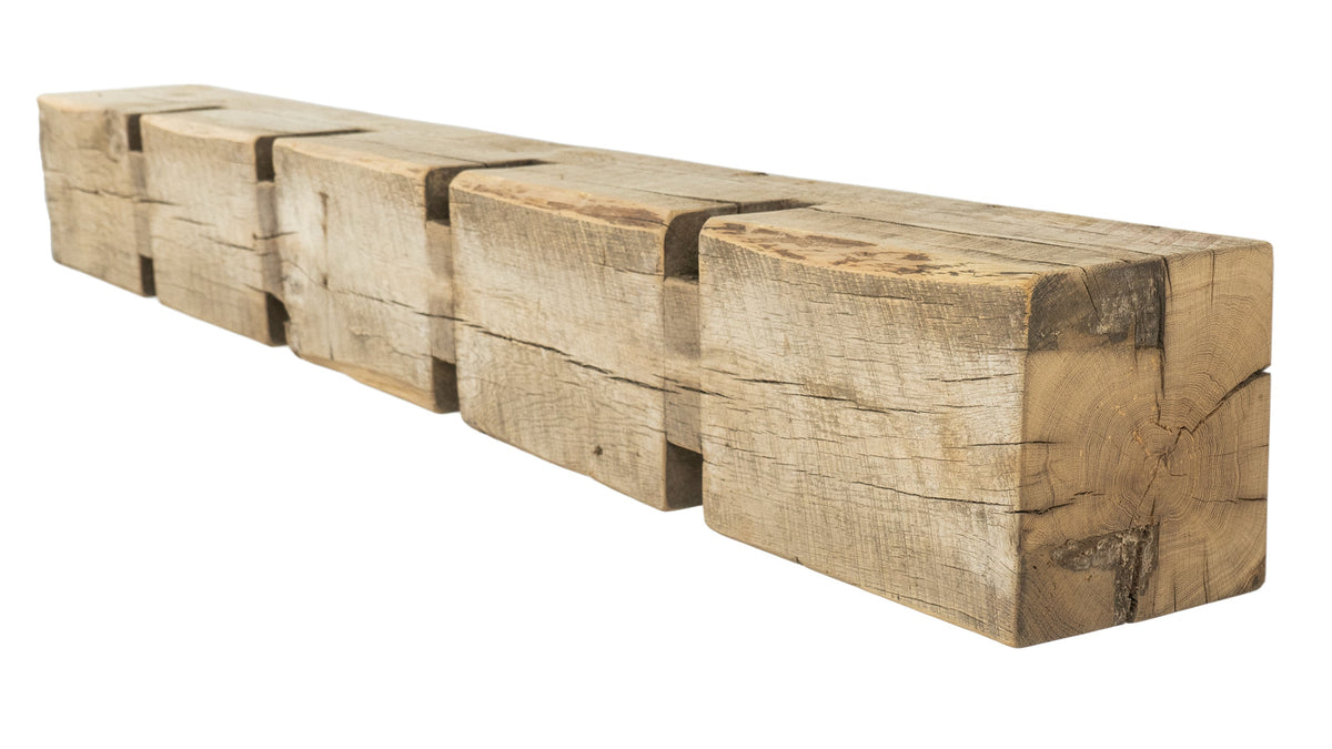 Reclaimed Wood Fireplace Mantel - Dakota Timber Co - Fireplace Mantels