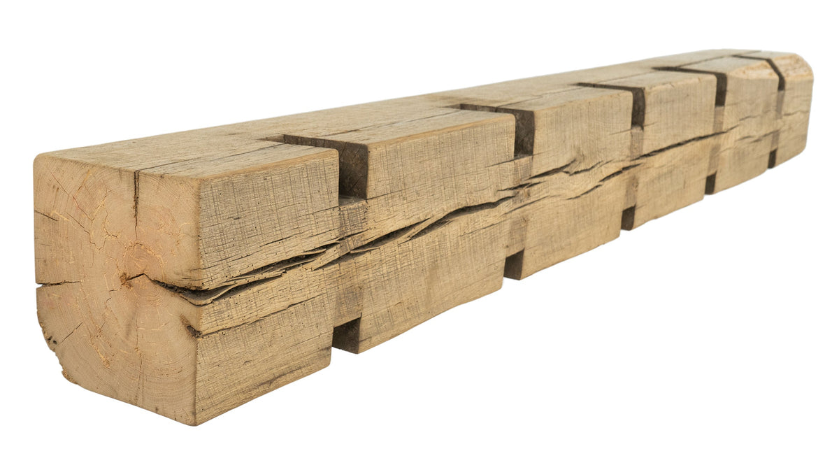 Oversized Reclaimed Wood Fireplace Mantel - Dakota Timber Co - Fireplace Mantels