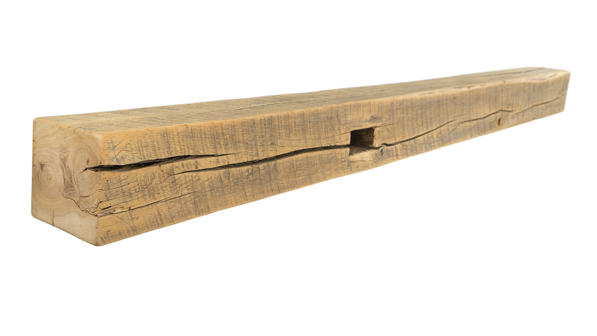 Reclaimed Wood Fireplace Mantel - Dakota Timber Co - Fireplace Mantels