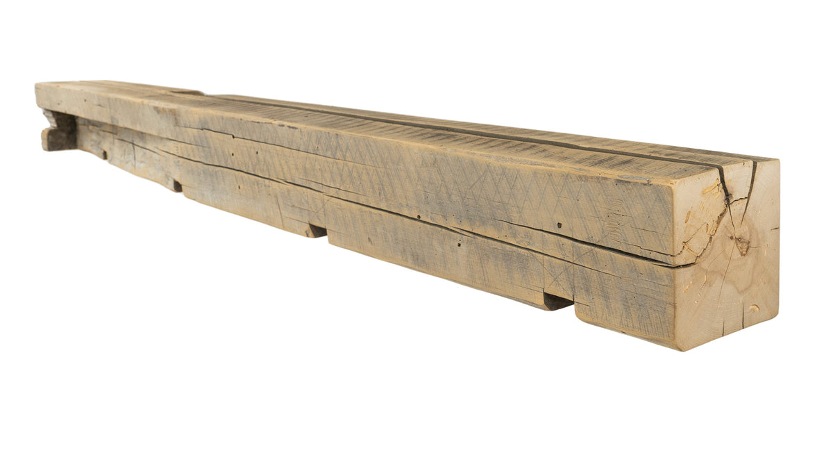 Reclaimed Wood Fireplace Mantel - Dakota Timber Co - Fireplace Mantels