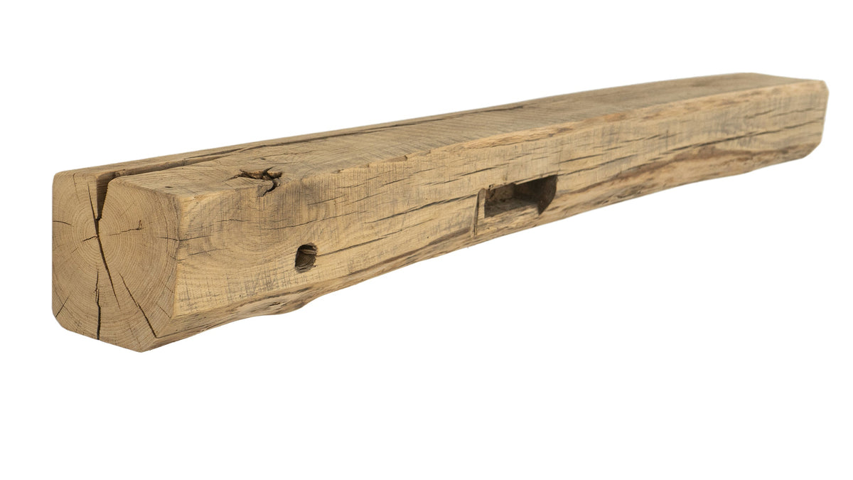 Reclaimed Wood Fireplace Mantel - Dakota Timber Co - Fireplace Mantels