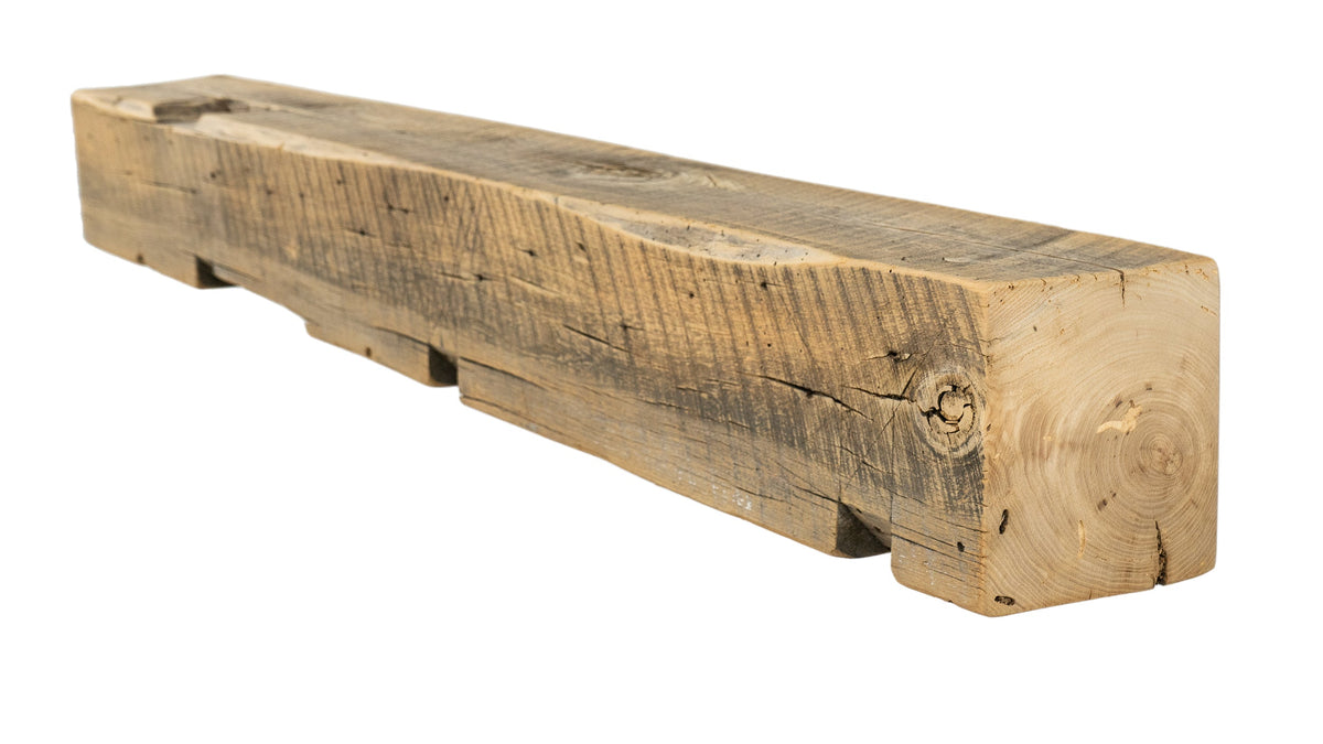 Reclaimed Wood Fireplace Mantel - Dakota Timber Co - Fireplace Mantels