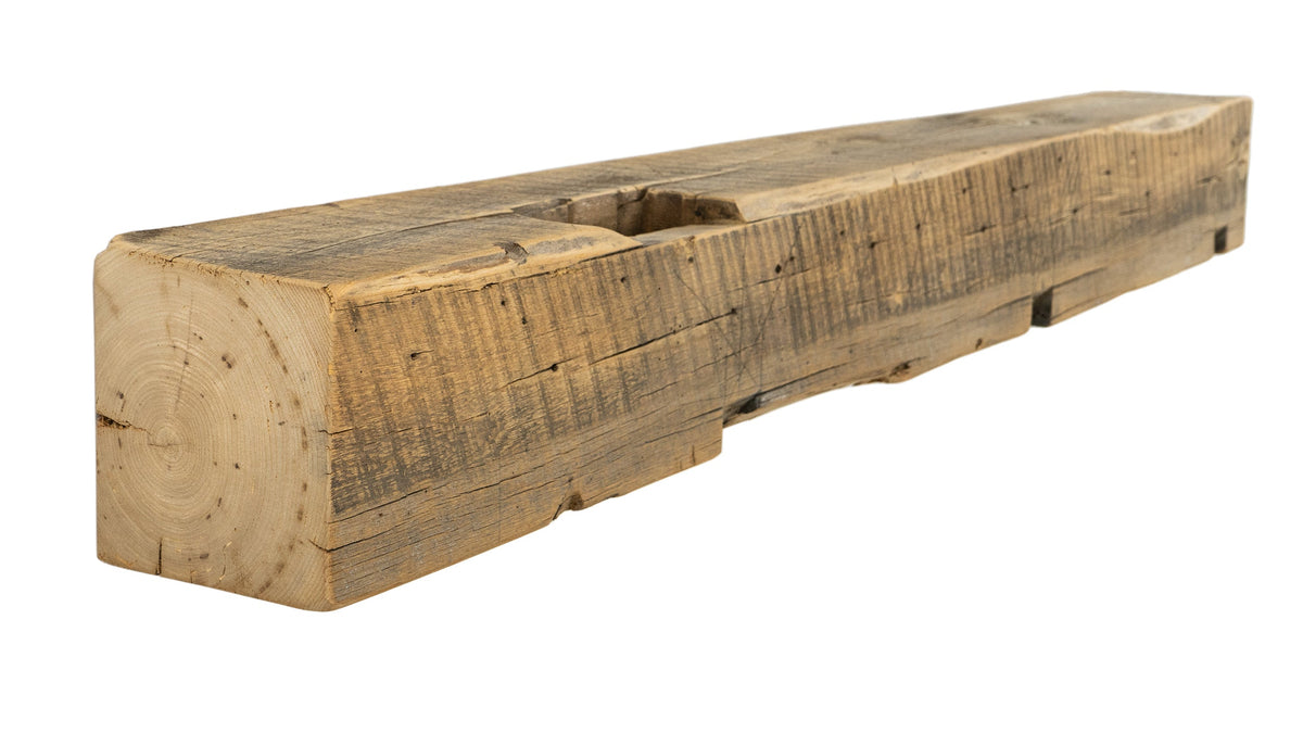 Reclaimed Wood Fireplace Mantel - Dakota Timber Co - Fireplace Mantels