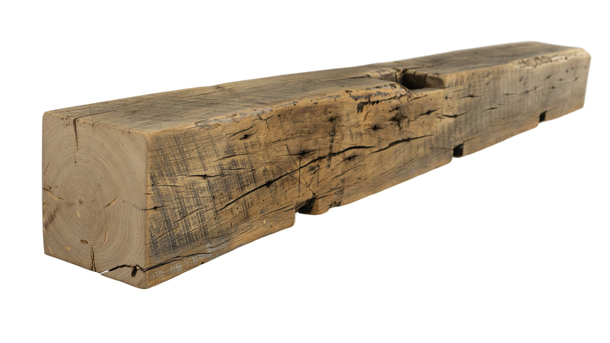 Reclaimed Wood Fireplace Mantel - Dakota Timber Co - Fireplace Mantels