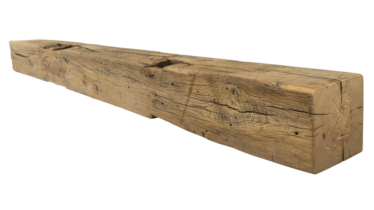 Reclaimed Wood Fireplace Mantel - Dakota Timber Co - Fireplace Mantels