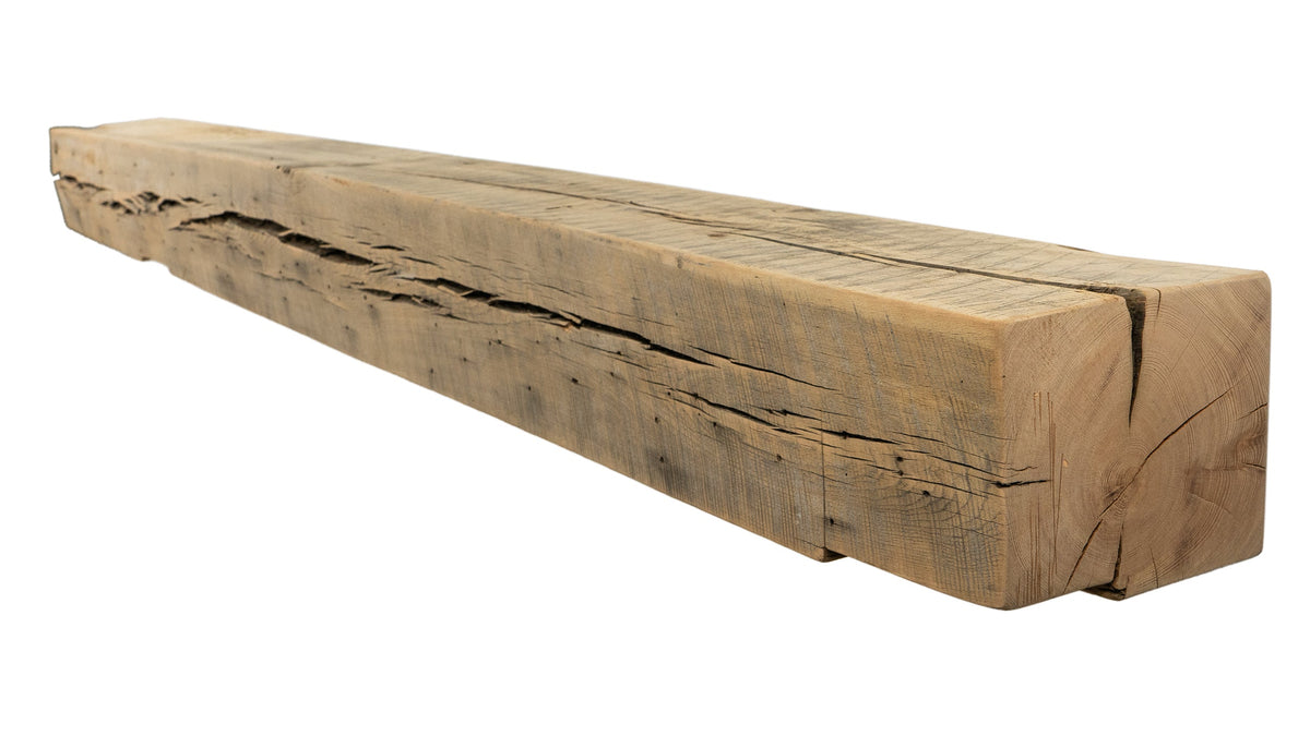 Reclaimed Wood Fireplace Mantel - Dakota Timber Co - Fireplace Mantels