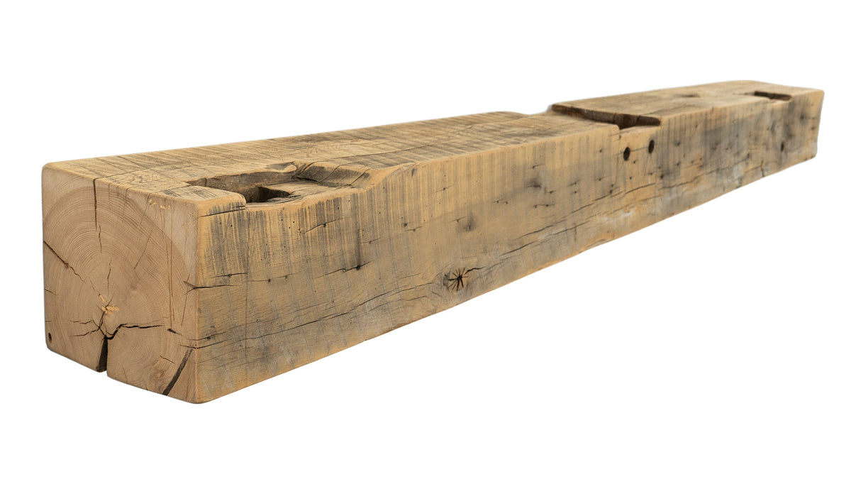 Reclaimed Wood Fireplace Mantel - Dakota Timber Co - Fireplace Mantels