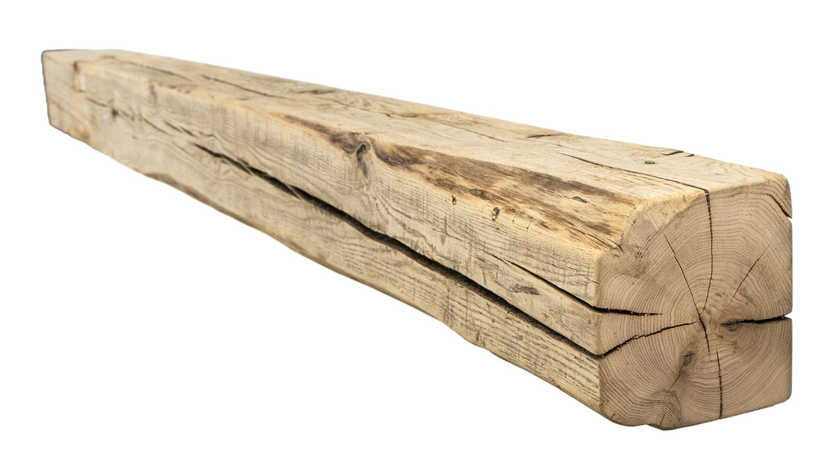 Reclaimed Wood Fireplace Mantel - Dakota Timber Co - Fireplace Mantels