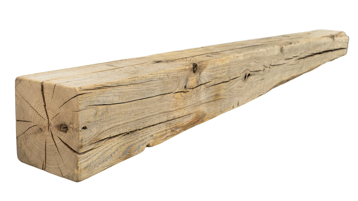 Reclaimed Wood Fireplace Mantel - Dakota Timber Co - Fireplace Mantels