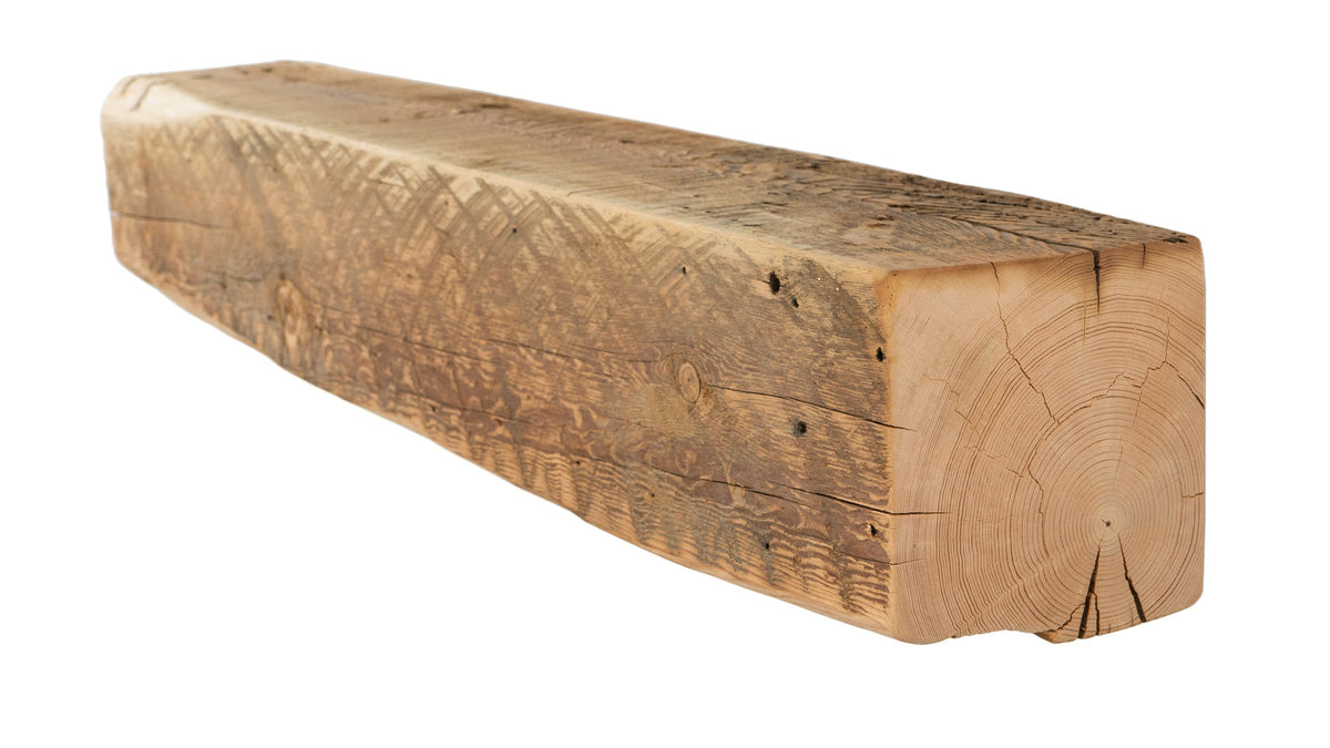 Reclaimed Wood Fireplace Mantel - Dakota Timber Co - Fireplace Mantels