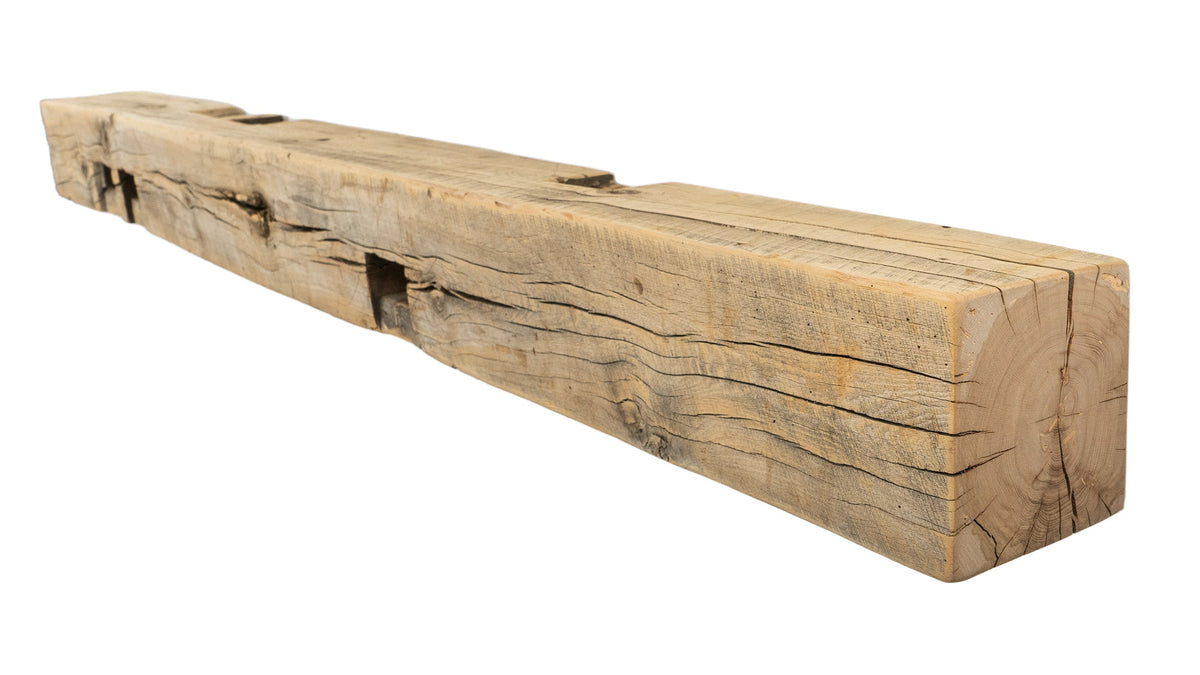 Reclaimed Wood Fireplace Mantel - Dakota Timber Co - Fireplace Mantels