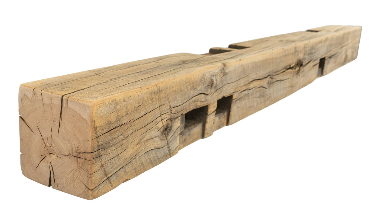 Reclaimed Wood Fireplace Mantel - Dakota Timber Co - Fireplace Mantels