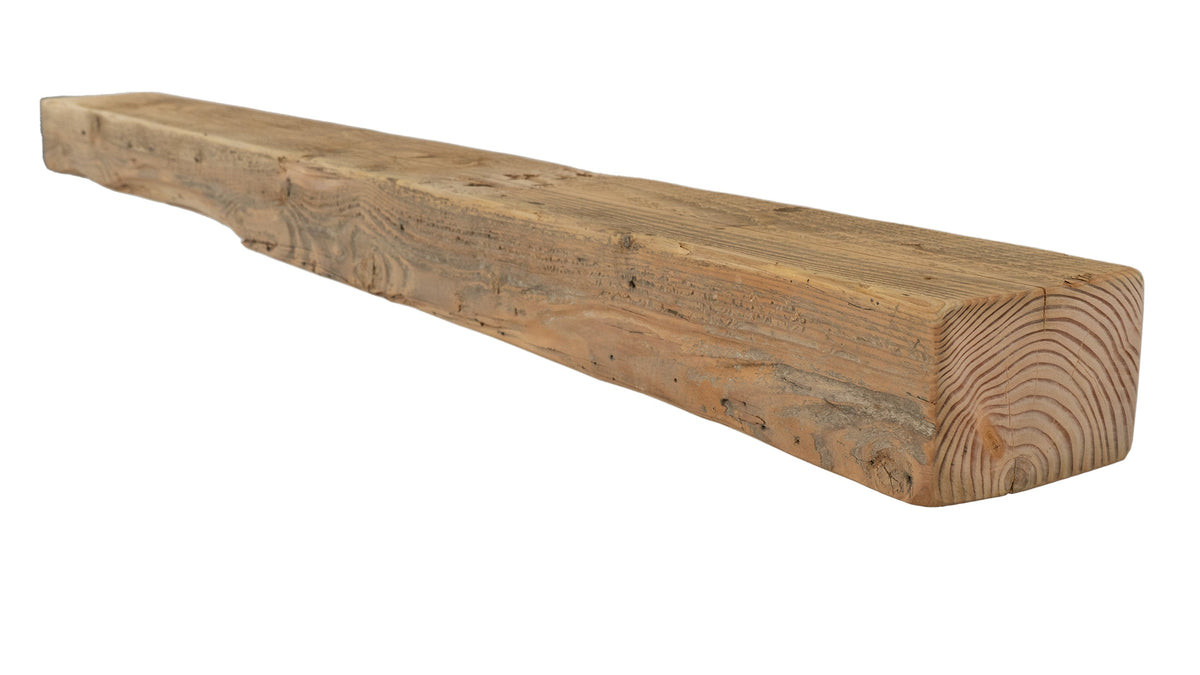 Reclaimed Wood Fireplace Mantel - Dakota Timber Co - Fireplace Mantels