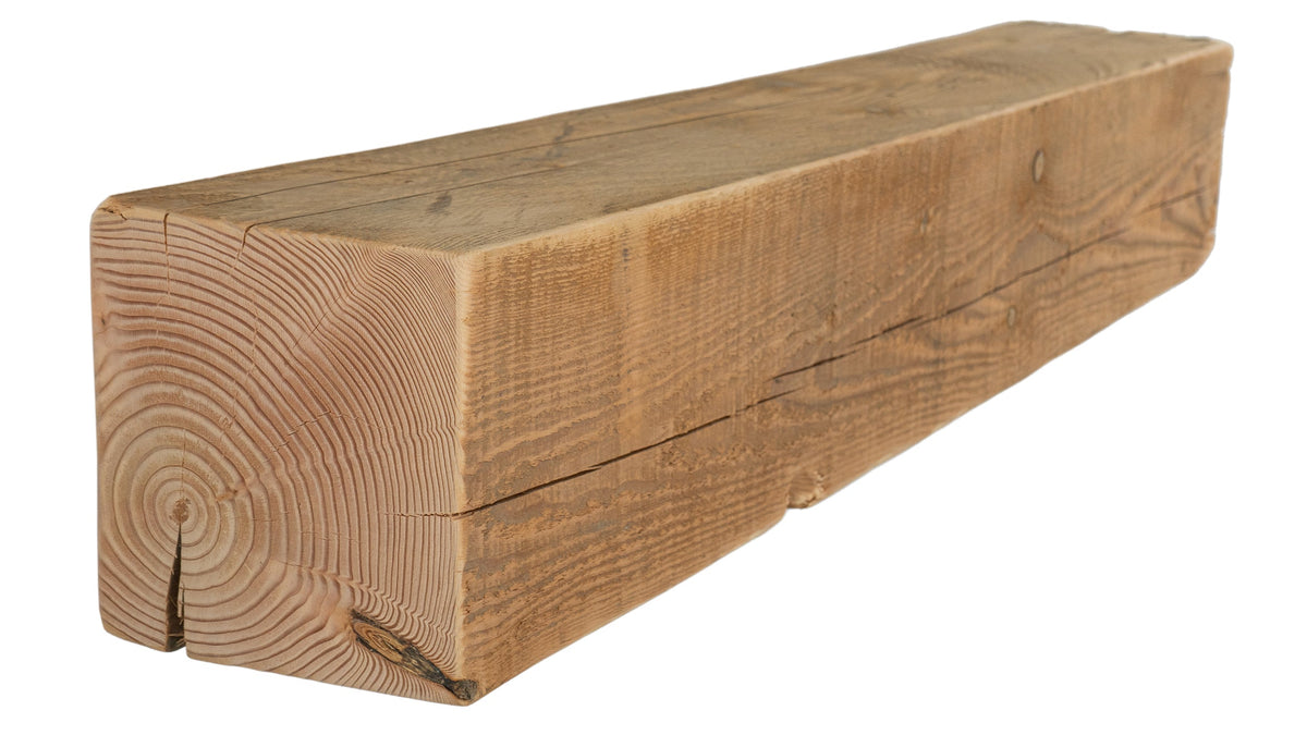 Reclaimed Wood Fireplace Mantel - Dakota Timber Co - Fireplace Mantels