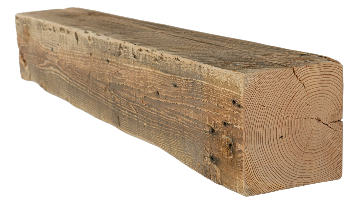 Reclaimed Wood Fireplace Mantel - Dakota Timber Co - Fireplace Mantels