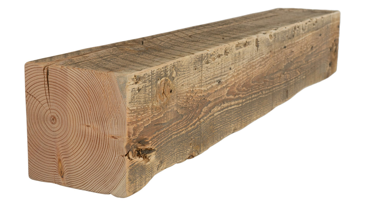 Reclaimed Wood Fireplace Mantel - Dakota Timber Co - Fireplace Mantels