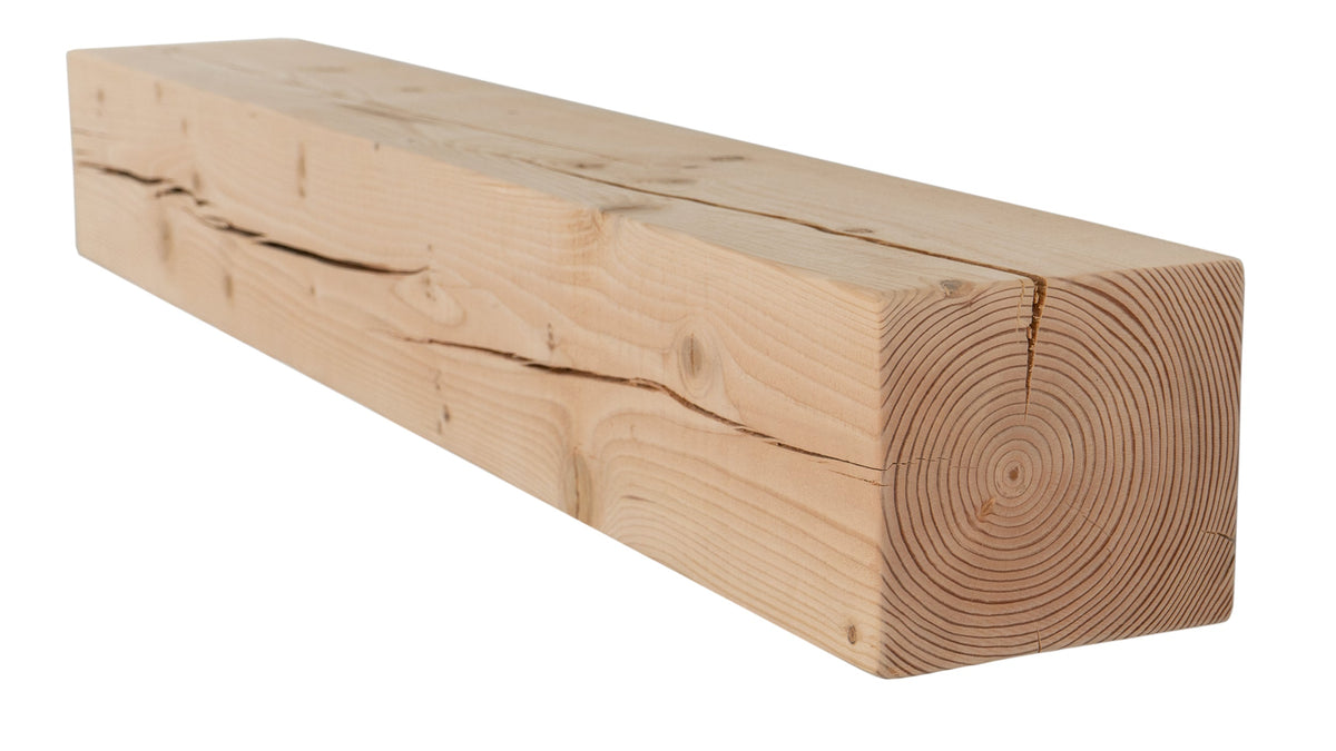 Reclaimed Wood Fireplace Mantel - Dakota Timber Co - Fireplace Mantels