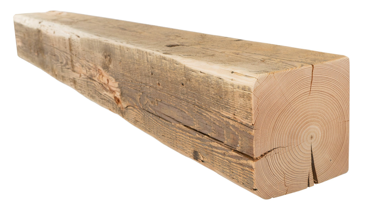 Reclaimed Wood Fireplace Mantel - Dakota Timber Co - Fireplace Mantels