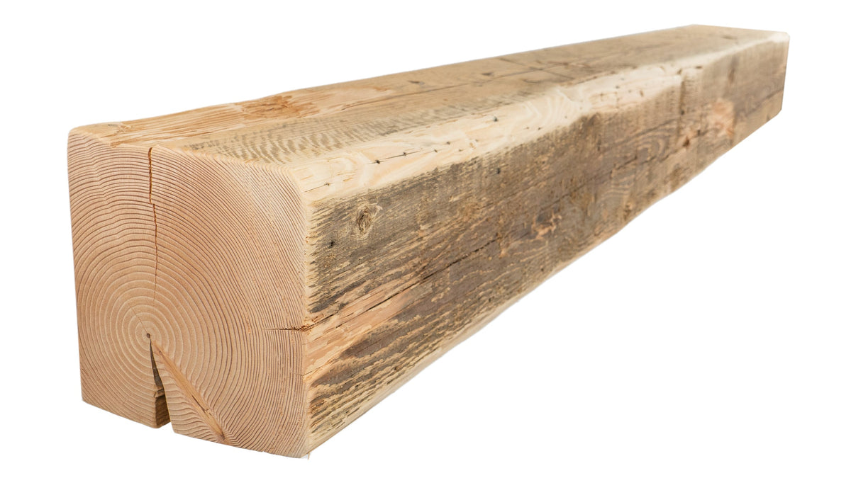 Reclaimed Wood Fireplace Mantel - Dakota Timber Co - Fireplace Mantels