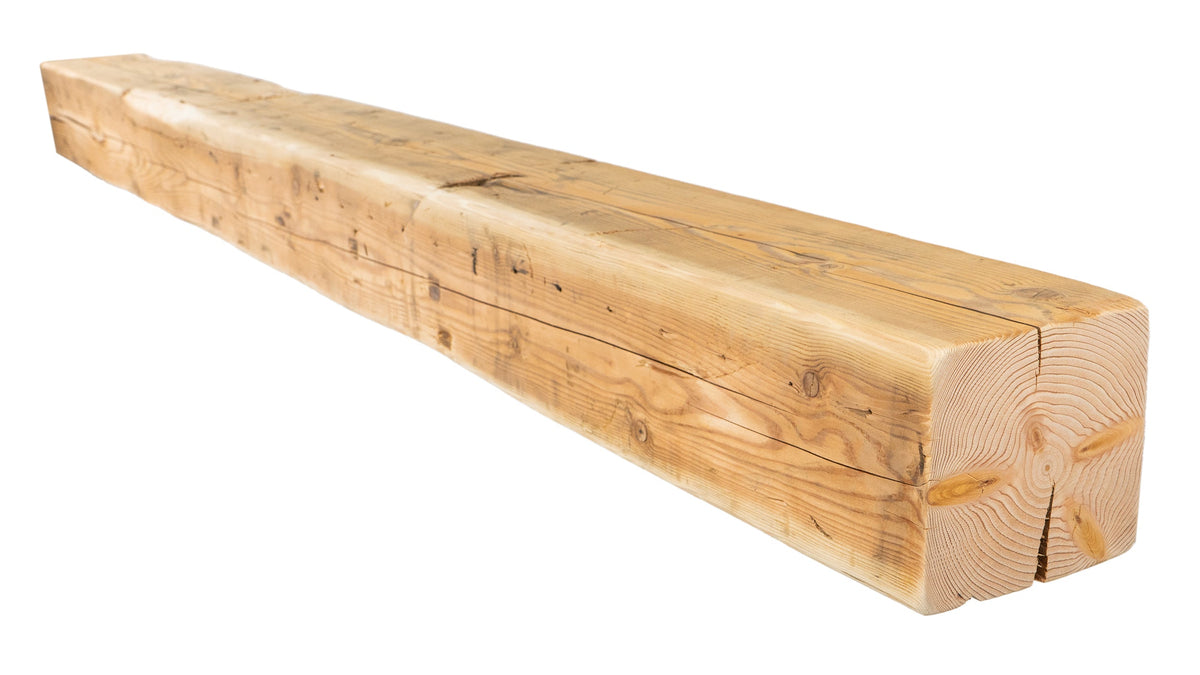 Reclaimed Wood Fireplace Mantel - Dakota Timber Co - Fireplace Mantels