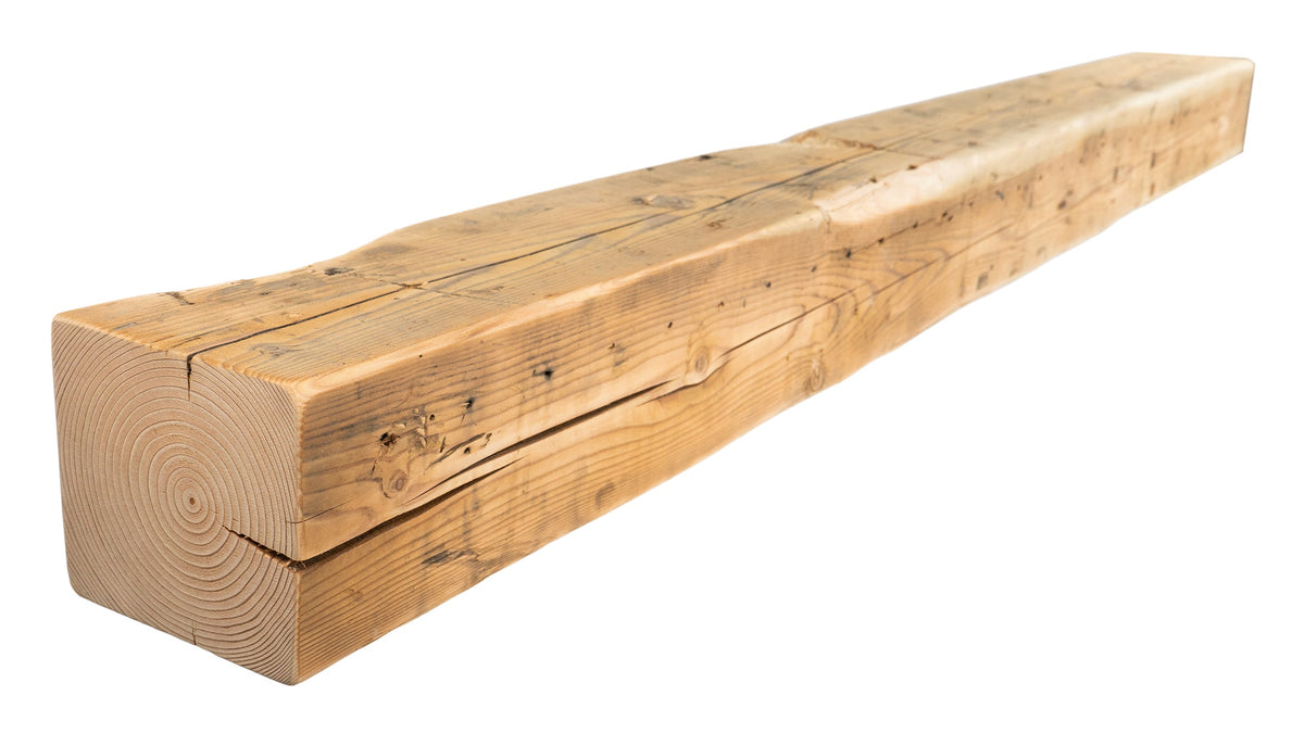Reclaimed Wood Fireplace Mantel - Dakota Timber Co - Fireplace Mantels