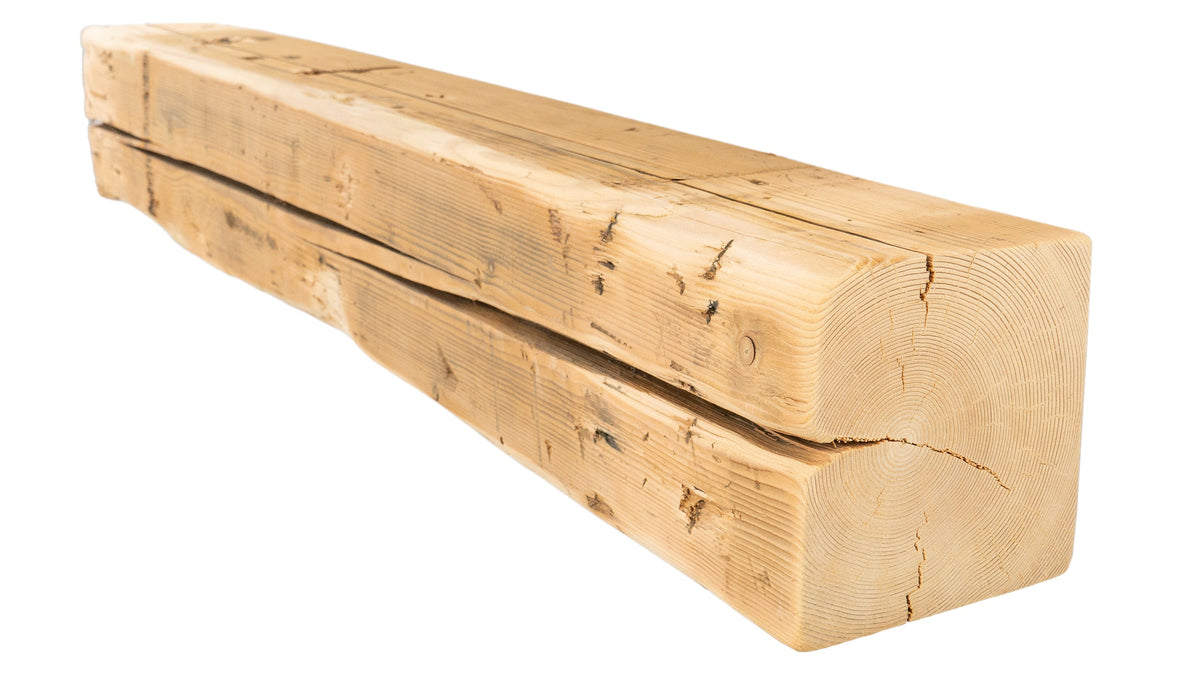 Reclaimed Wood Fireplace Mantel - Dakota Timber Co - Fireplace Mantels