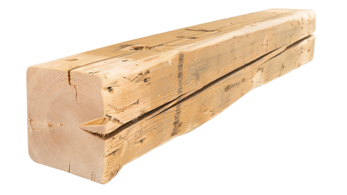 Reclaimed Wood Fireplace Mantel - Dakota Timber Co - Fireplace Mantels
