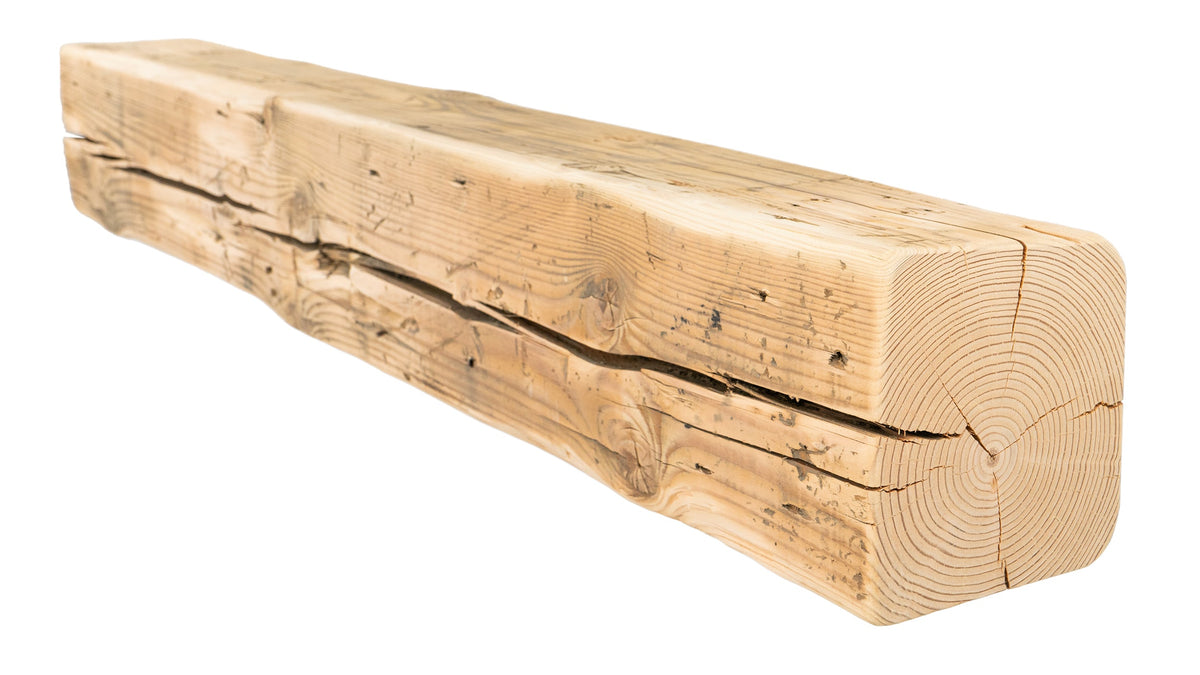 Reclaimed Wood Fireplace Mantel - Dakota Timber Co - Fireplace Mantels