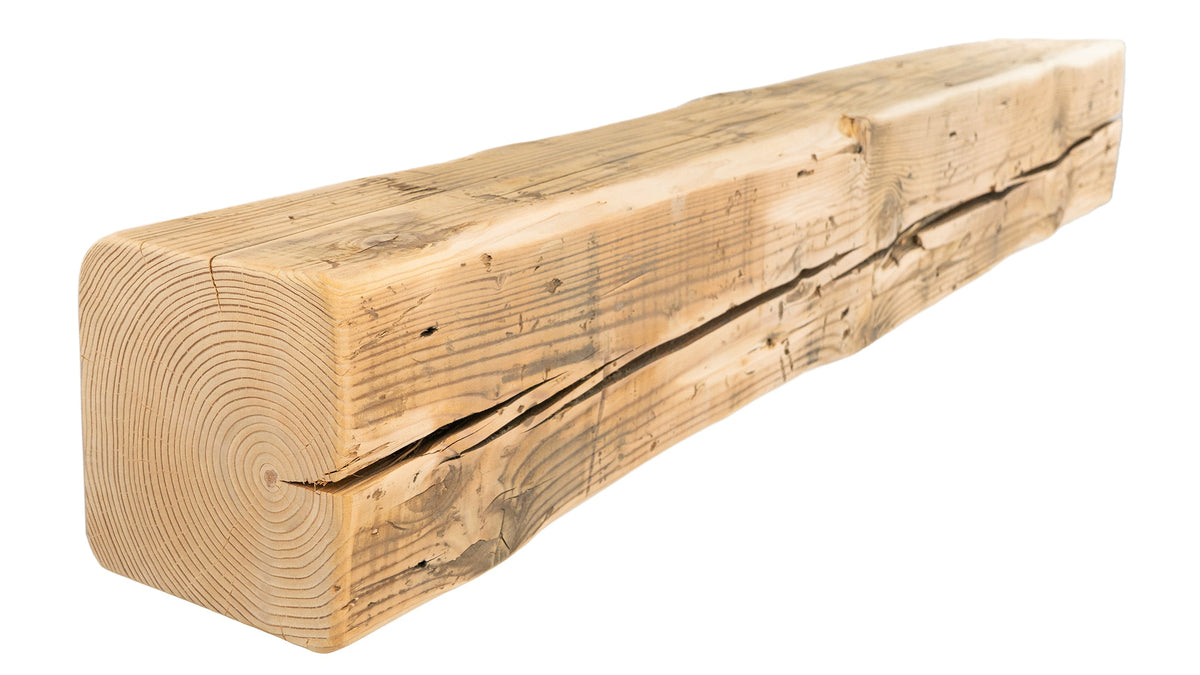 Reclaimed Wood Fireplace Mantel - Dakota Timber Co - Fireplace Mantels
