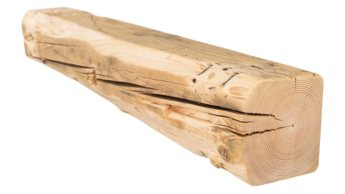 Reclaimed Wood Fireplace Mantel - Dakota Timber Co - Fireplace Mantels