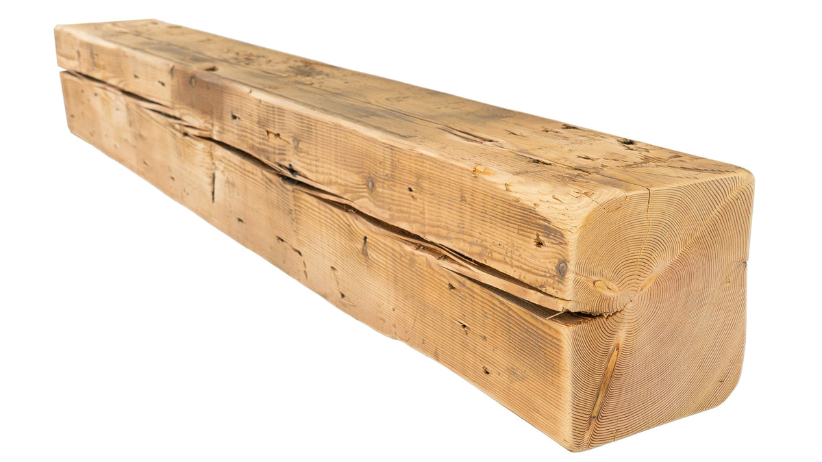 Reclaimed Wood Fireplace Mantel - Dakota Timber Co - Fireplace Mantels