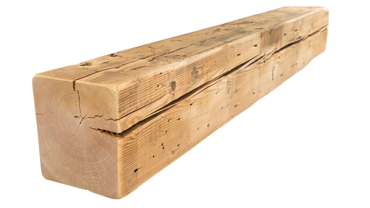 Reclaimed Wood Fireplace Mantel - Dakota Timber Co - Fireplace Mantels