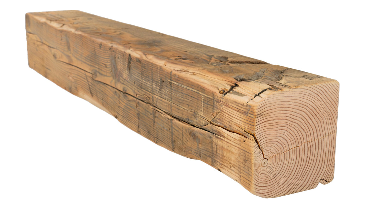 Reclaimed Wood Fireplace Mantel - Dakota Timber Co - Fireplace Mantels