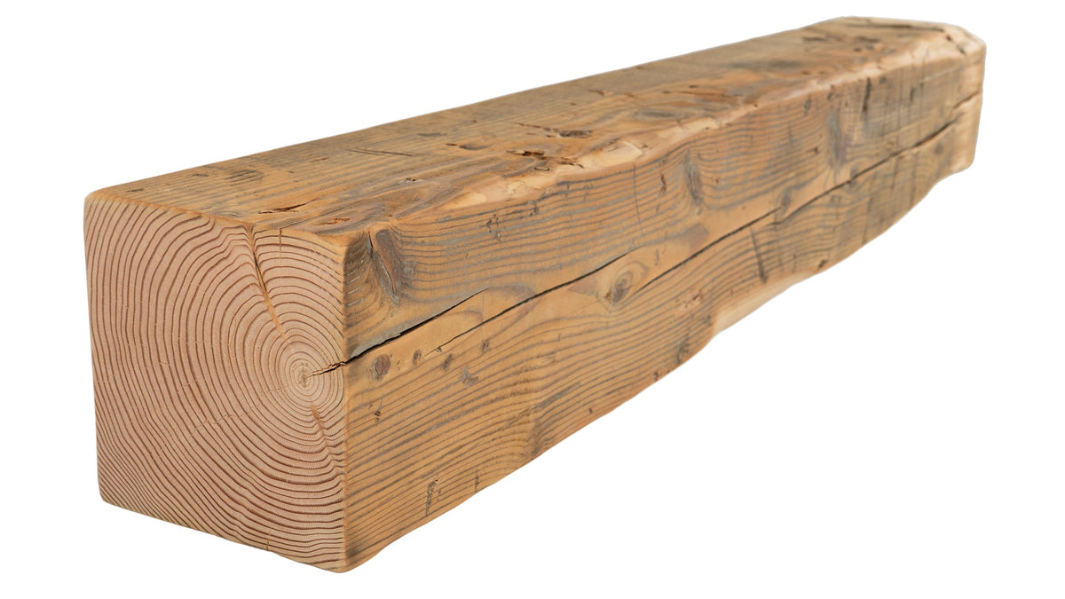 Reclaimed Wood Fireplace Mantel - Dakota Timber Co - Fireplace Mantels