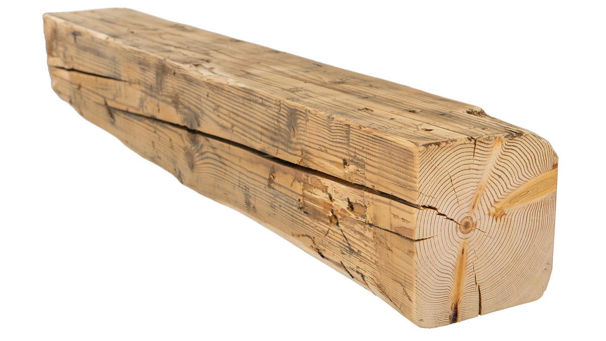 Reclaimed Wood Fireplace Mantel - Dakota Timber Co - Fireplace Mantels