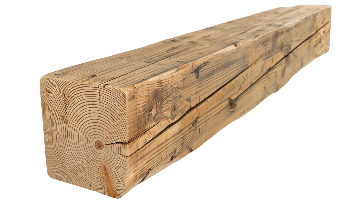 Reclaimed Wood Fireplace Mantel - Dakota Timber Co - Fireplace Mantels