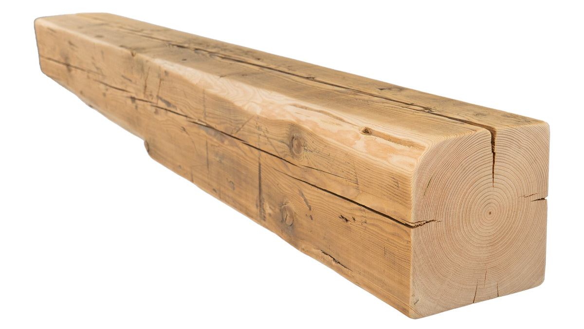 Reclaimed Wood Fireplace Mantel - Dakota Timber Co - Fireplace Mantels