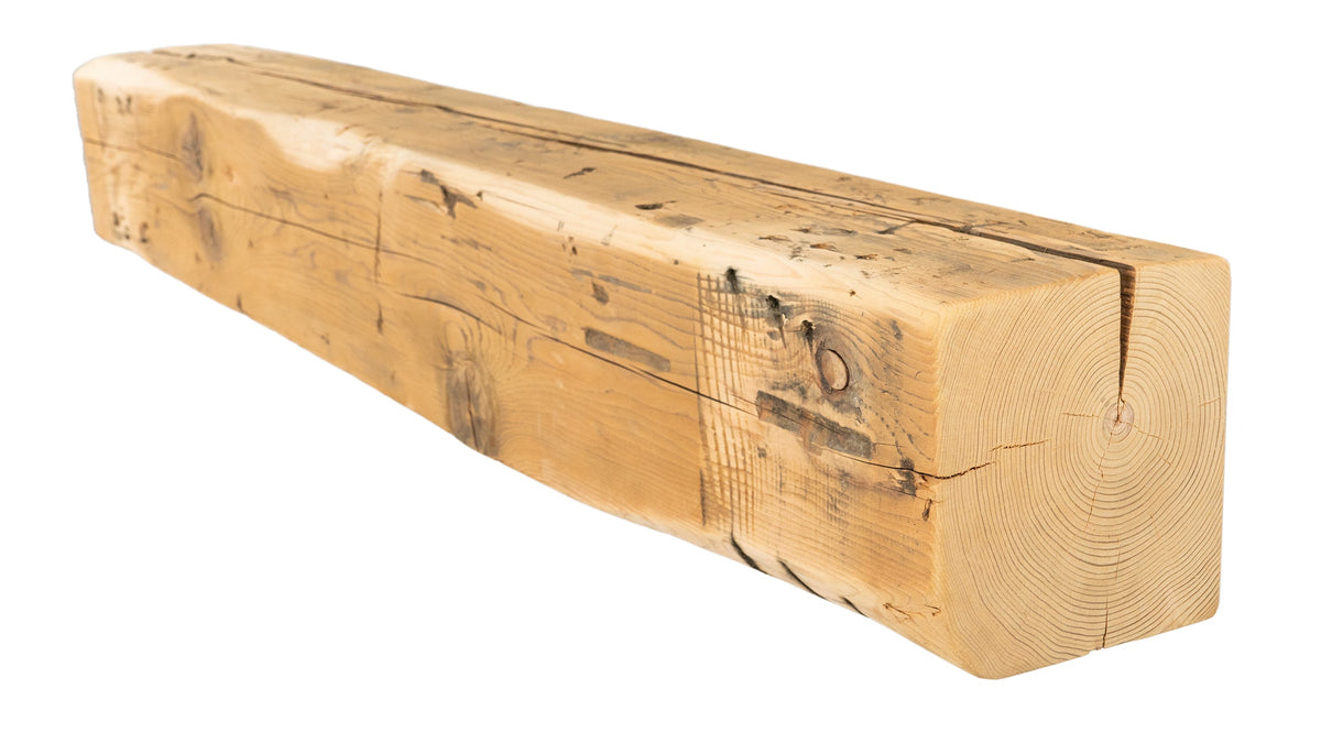 Reclaimed Wood Fireplace Mantel - Dakota Timber Co - Fireplace Mantels
