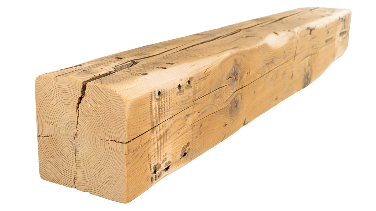 Reclaimed Wood Fireplace Mantel - Dakota Timber Co - Fireplace Mantels
