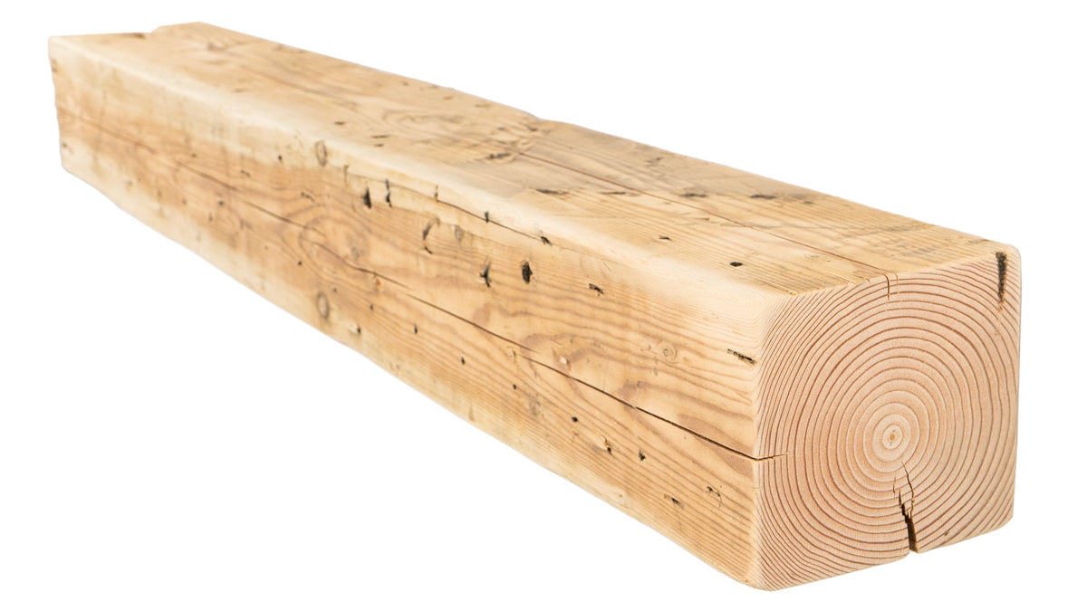 Reclaimed Wood Fireplace Mantel - Dakota Timber Co - Fireplace Mantels