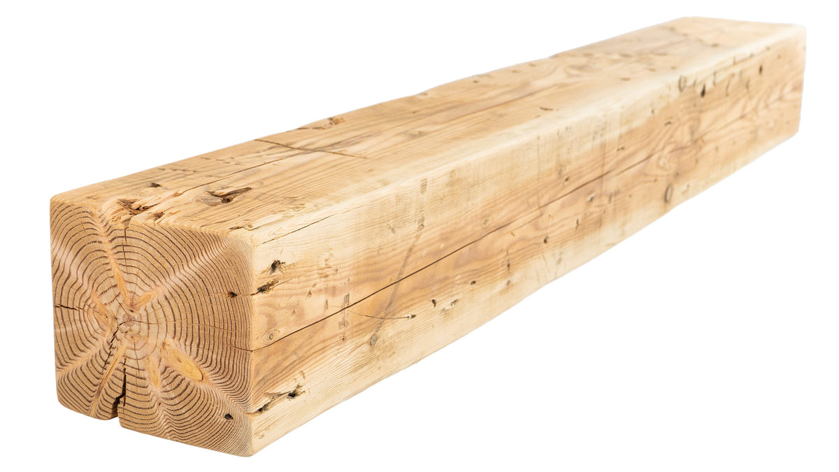 Reclaimed Wood Fireplace Mantel - Dakota Timber Co - Fireplace Mantels