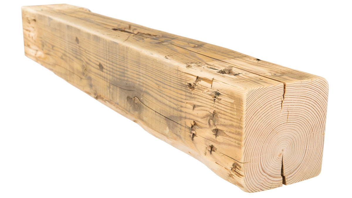 Reclaimed Wood Fireplace Mantel - Dakota Timber Co - Fireplace Mantels