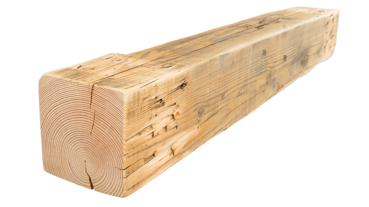 Reclaimed Wood Fireplace Mantel - Dakota Timber Co - Fireplace Mantels