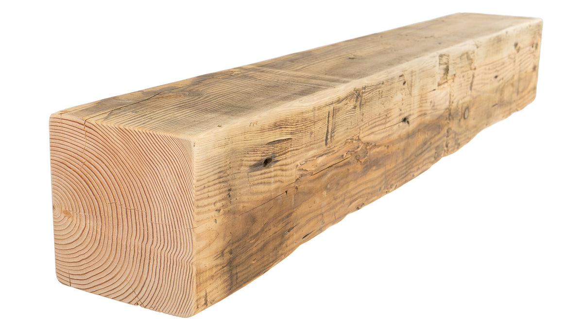 Reclaimed Wood Fireplace Mantel - Dakota Timber Co - Fireplace Mantels