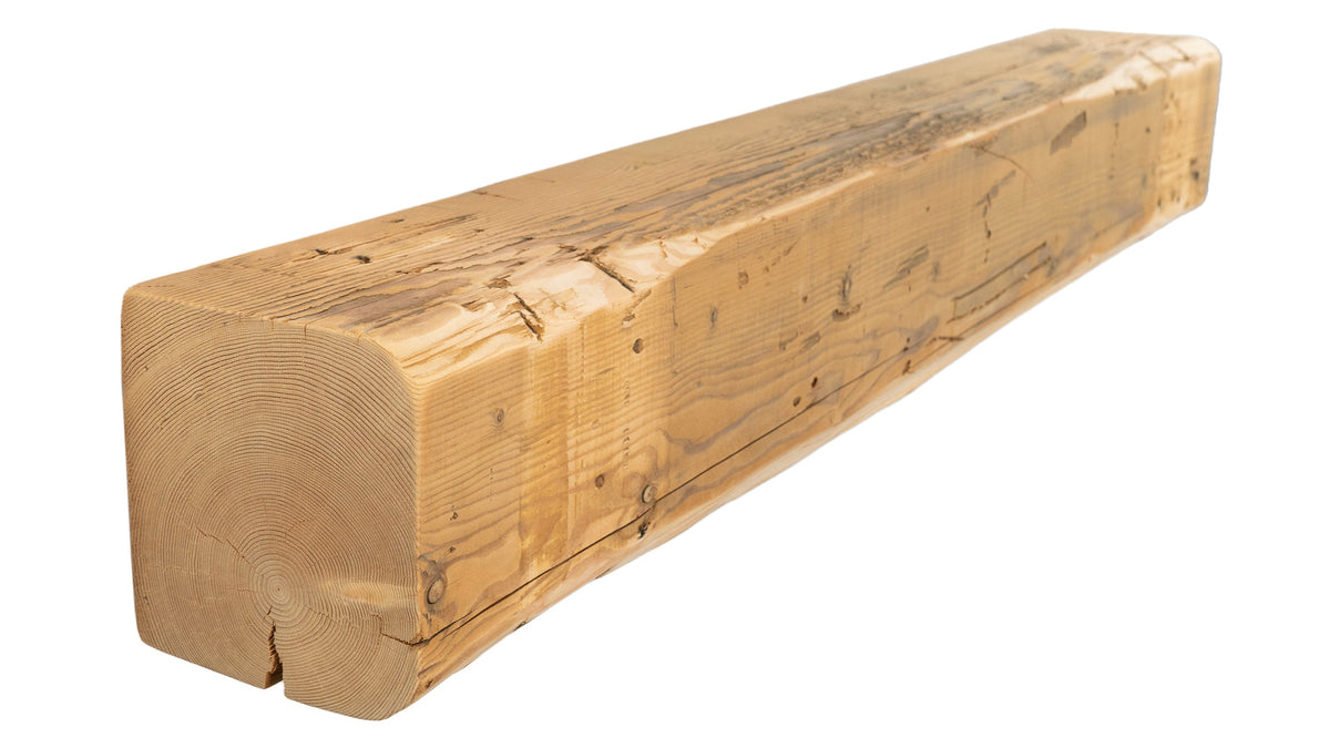 Reclaimed Wood Fireplace Mantel - Dakota Timber Co - Fireplace Mantels