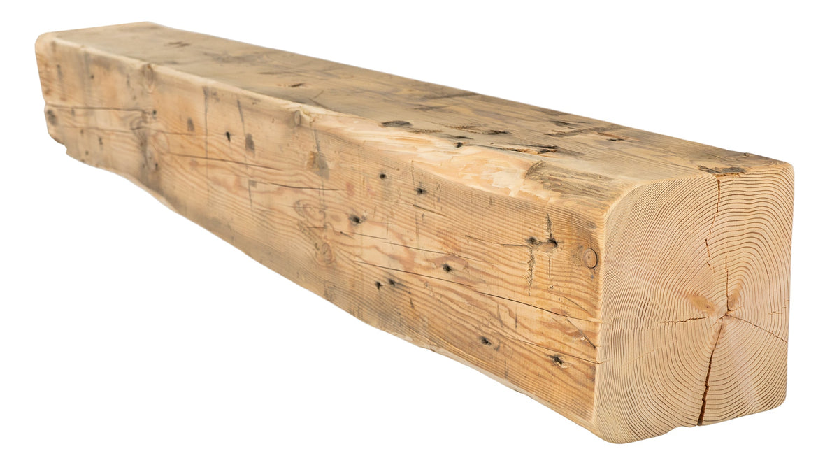 Reclaimed Wood Fireplace Mantel - Dakota Timber Co - Fireplace Mantels