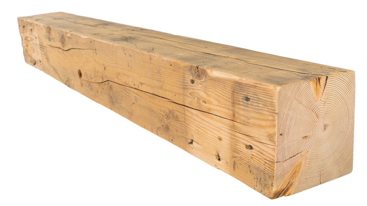 Reclaimed Wood Fireplace Mantel - Dakota Timber Co - Fireplace Mantels