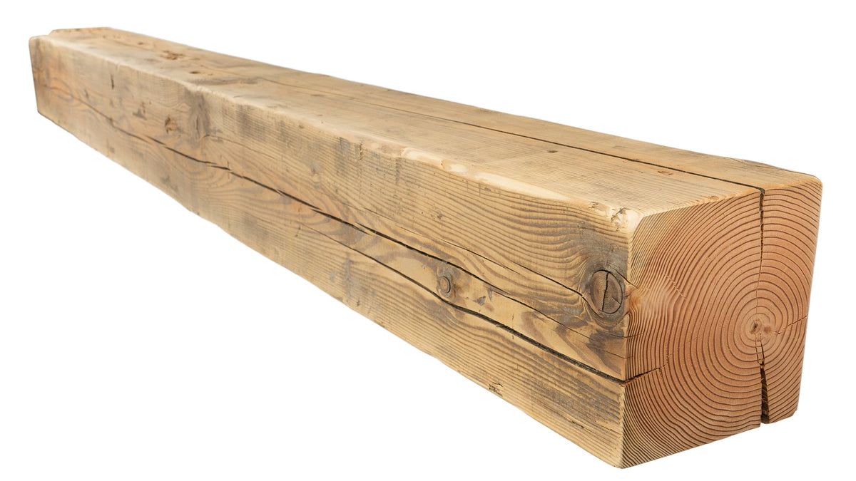 Reclaimed Wood Fireplace Mantel - Dakota Timber Co - Fireplace Mantels
