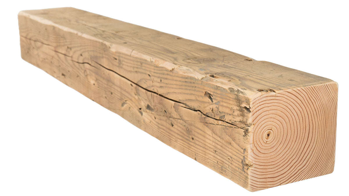 Reclaimed Wood Fireplace Mantel - Dakota Timber Co - Fireplace Mantels
