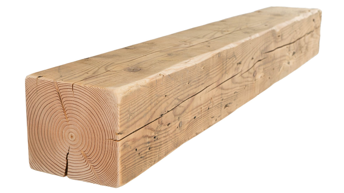 Reclaimed Wood Fireplace Mantel - Dakota Timber Co - Fireplace Mantels